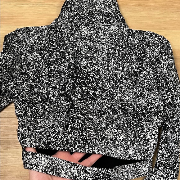 RARE Lululemon labs splatter t-neck size 6 reflective - Picture 5 of 7